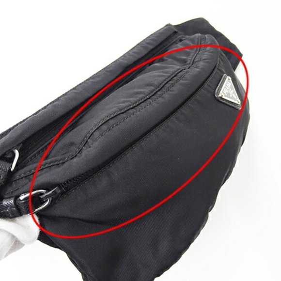 PRADA Women's and Men's Body Bags, Waist Nylon, Black - Picture 10 of 13